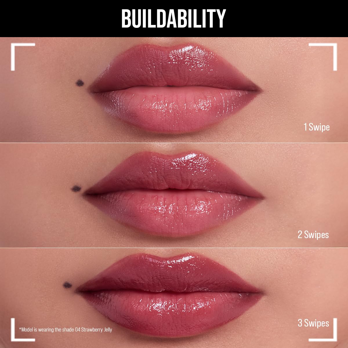 Staze Y.U.M.M.Y Lip Gloss Balm | 3-in-1 Gloss + Tint + Balm | High-Shine Glossy Finish | With SPF 15 | Non-sticky Formula with Hyaluronic Acid & Shea Butter | 01 Salted Caramel | 2g