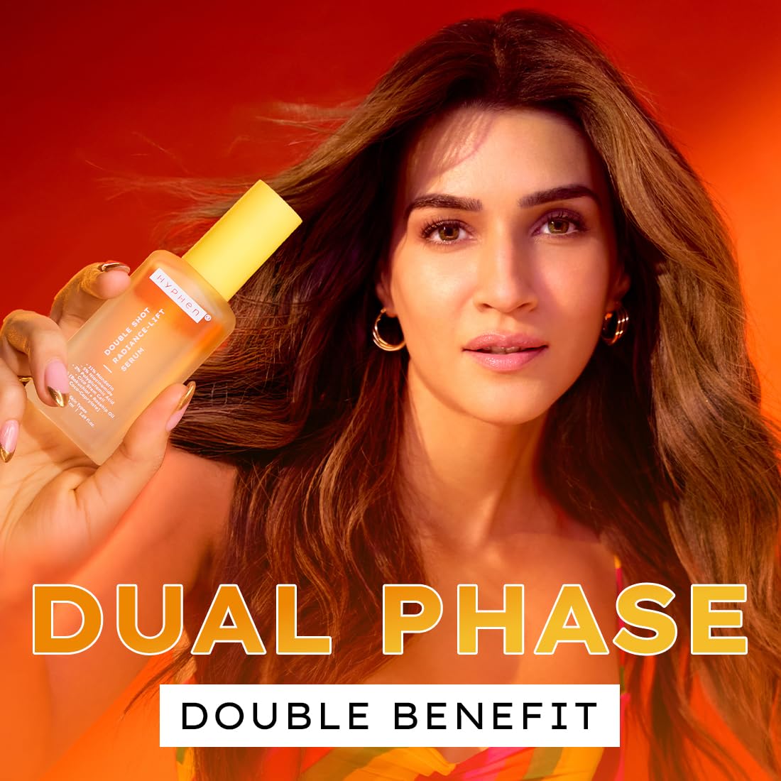 Hyphen Bright & Glass Skin Face Care Duo | 18% Brightening + 20% Collagen with 11% Mandarin 5% Niacinamide Serum 50ml & 7% Ceramides-NMF Milky Face Toner Essenc