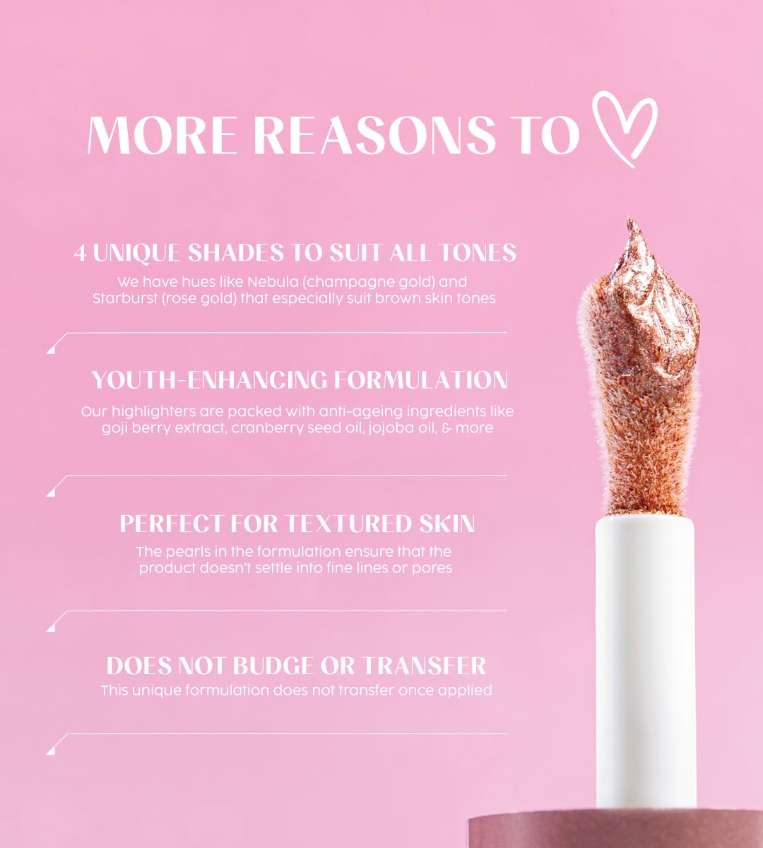 House Of Makeup Liquid Highlighter | High-glow, Smudge-proof Highlighter Makeup For All Skin Tones | 6 ml (Moonlight, 6 ml)