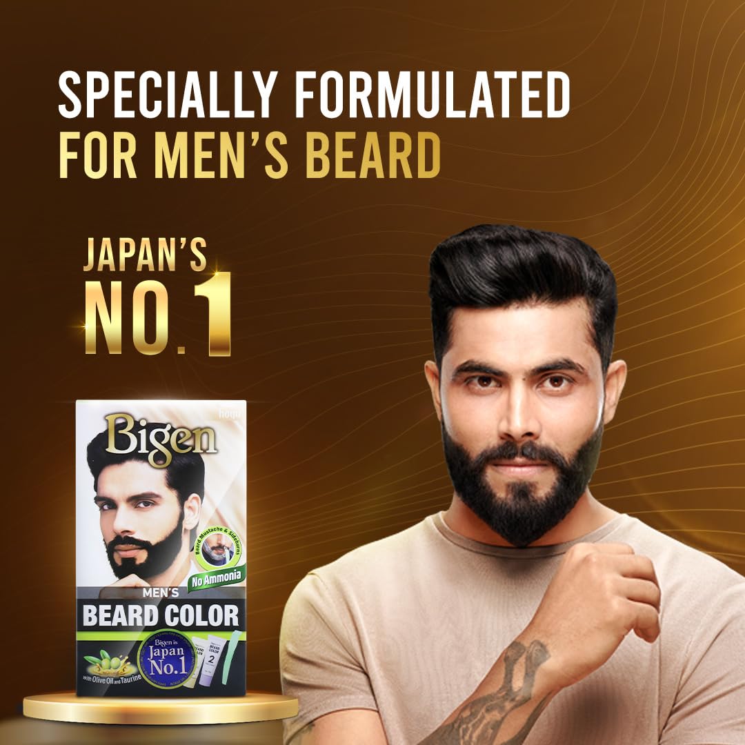 Bigen Mens Beard Colour, 40g - Dark Brown 103
