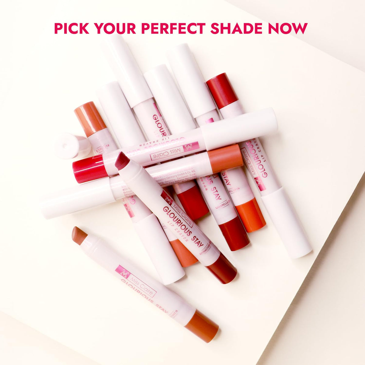 MISS CLAIRE GLOURIOUS STAY LIP CRAYON - 08 BREAK IT
