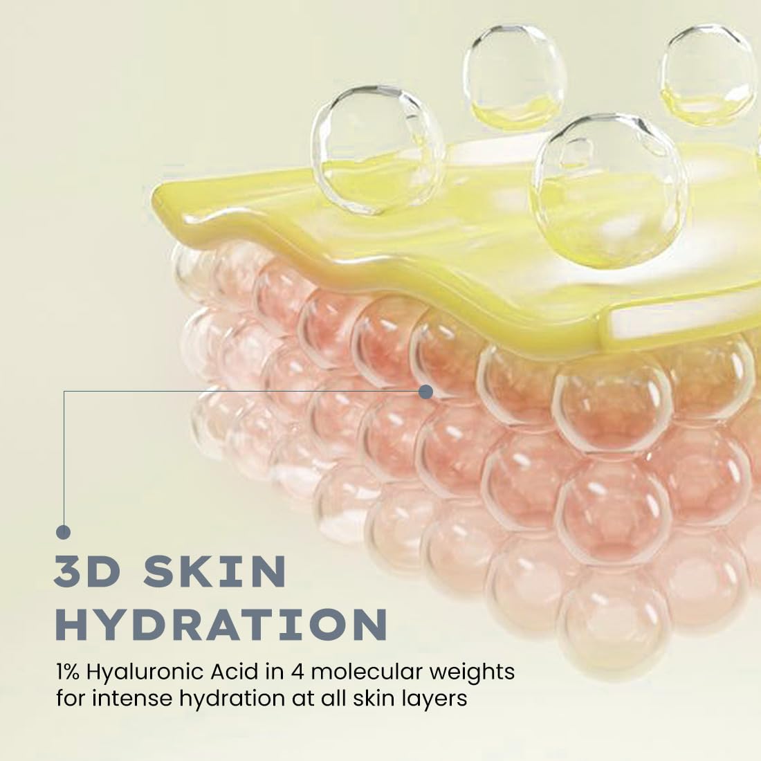 Hyphen 1% Hyaluronic Ultra Light Water Sunscreen SPF 50 PA ++++ | In-Vivo certified | Broad Spectrum & Blue Light Protection | No White Cast | Contains 5% Antio