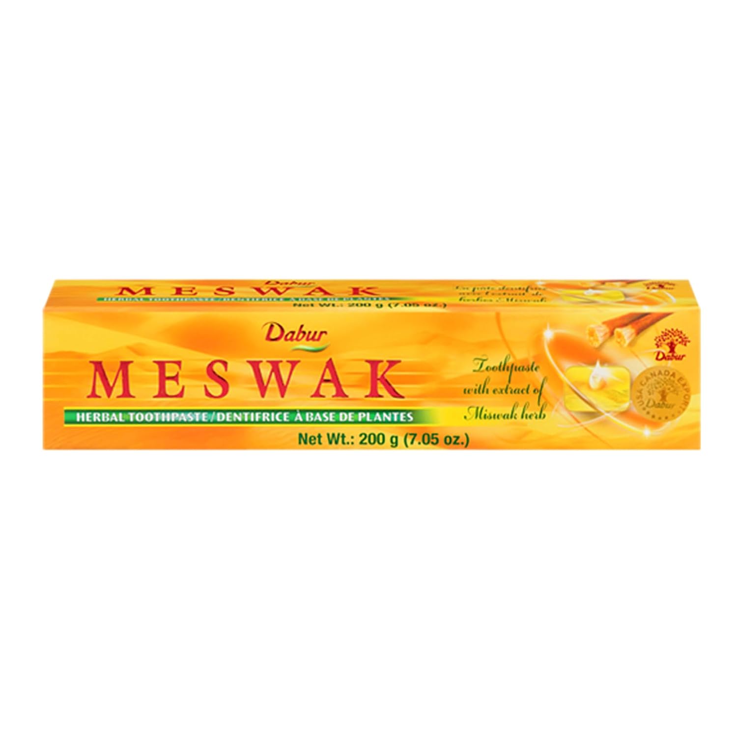 Dabur Meswak Complete Oral Care Toothpaste - 200g | Tooth Decay Prevention, Stain Removal, Cavity Protection, Tartar Control, Gum Protection, Plaque Removal, Anti-Bacterial