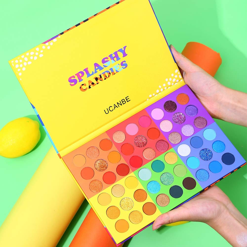 UCANBE - 54 Colors Splashy Candies Eyeshadow Palette