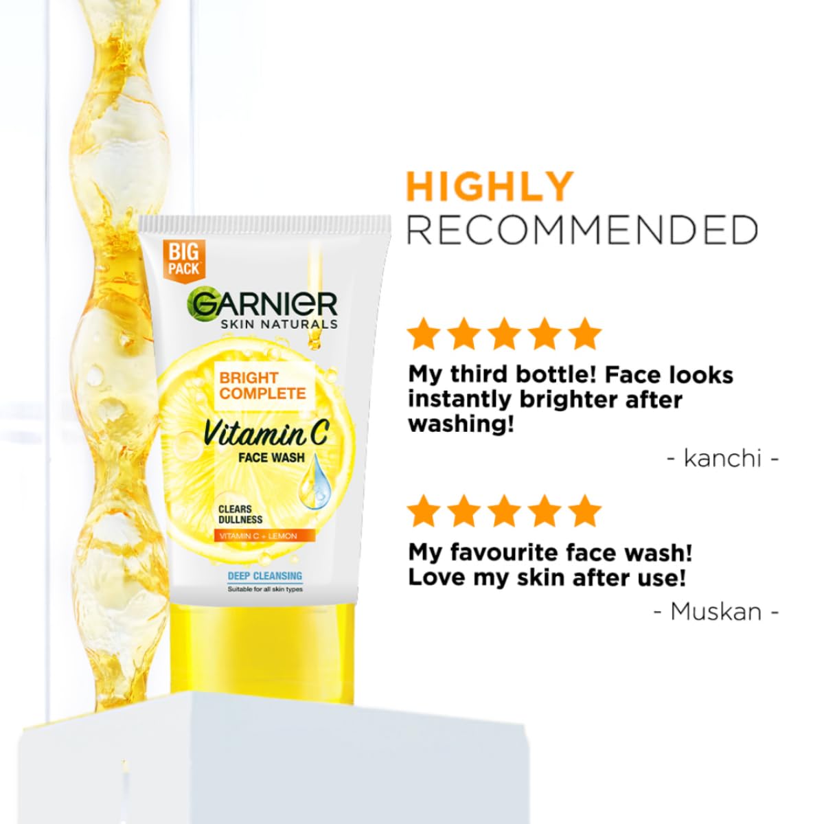 Garnier Light Face Wash 100g