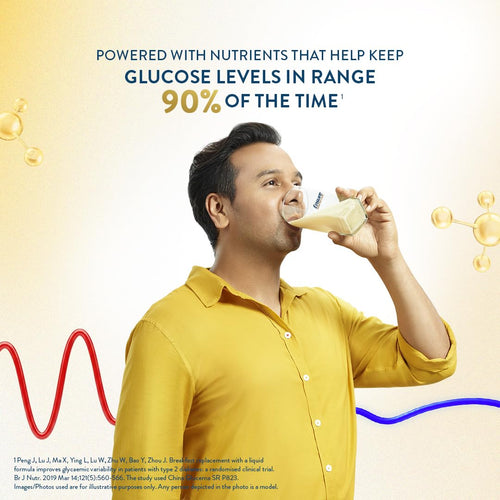 Ensure Diabetes Care- High Protein, High Fibre & 4X Myo-Inositol | Support Blood Sugar, Weight Management, Cholestrol Reduction, 950gm (Vanilla) | Zero Added Sucrose