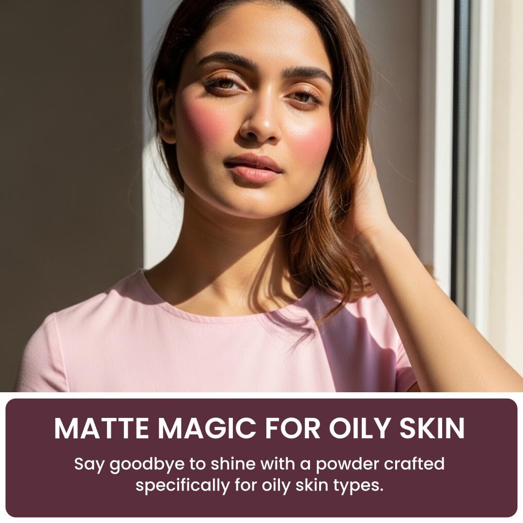 LAKMÉ Rose Powder, Soft Pink 01, 40G, Oily, Matte Pink 40 g (Pack of 1)