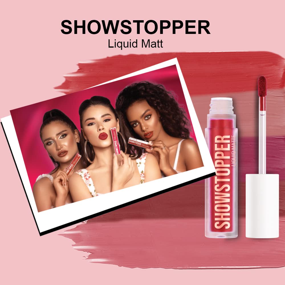 Daily Life Forever52 Showstopper Liquid Lipstick (Obsession-02) Long-lasting up to 12 Hours Stay |Matte Finish |Vegan & Cruelty Free