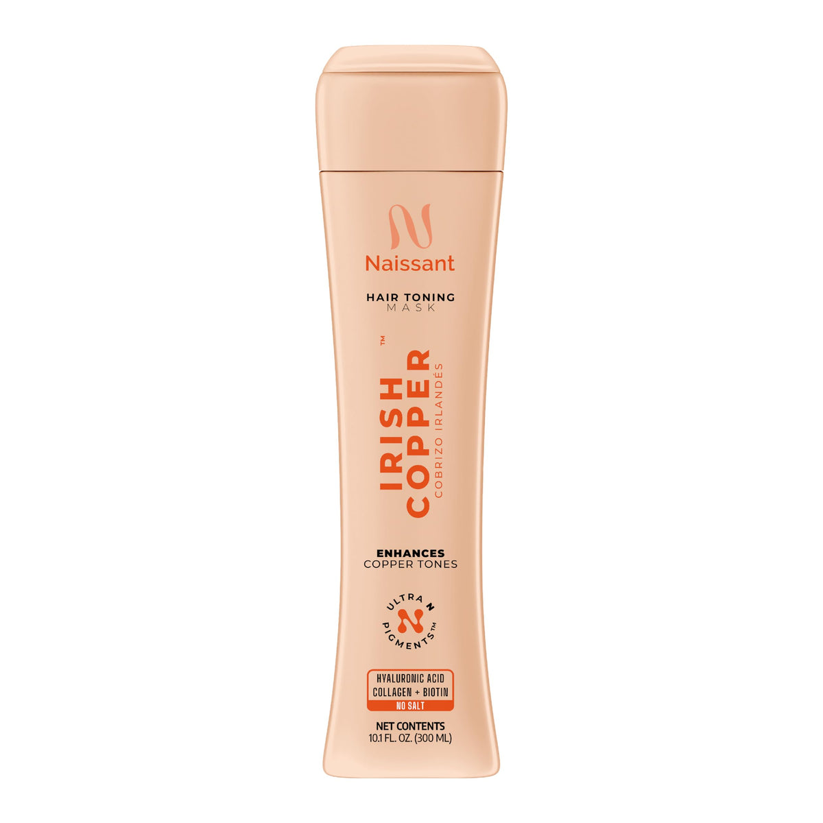 Naissant Irish Copper Hair Toning Mask | Ultra High-Purity Pigments | Deposits Deep Copper Tone | Hyaluronic Acid, Collagen & Biotin | Paraben, Ammonia & Sulfat