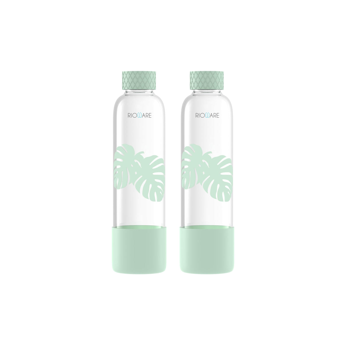 Rioware® Purifa Pro Borosilicate Glass Water Bottle With Silicon Sleeve (750Ml) | Airtight Lid | Leak Proof | Silicon Cap | Fridge Water Bottles For Home, Offic