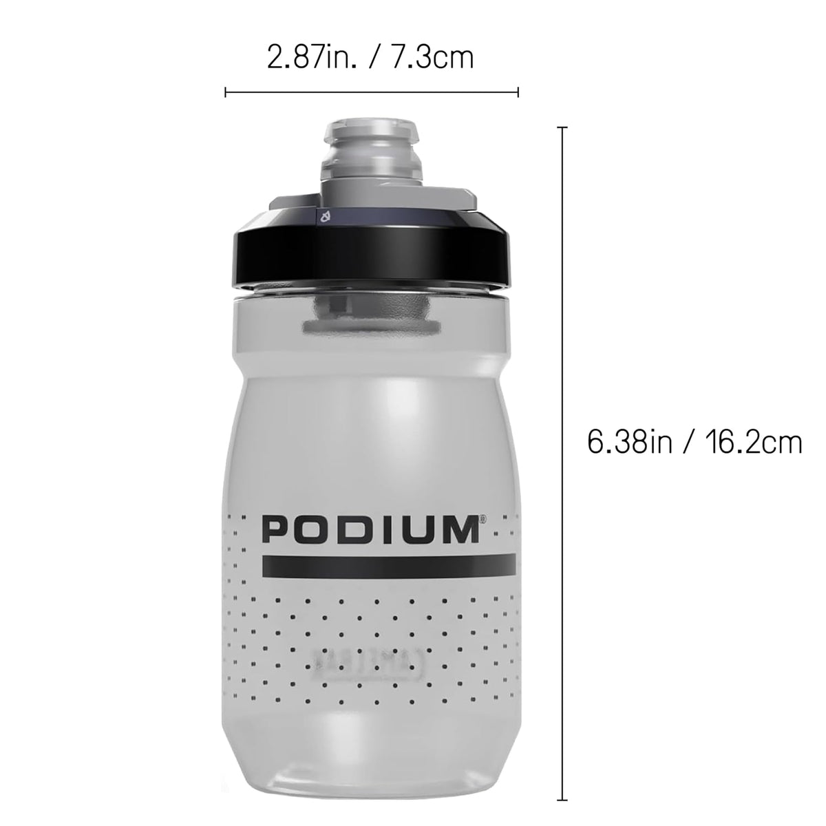 CamelBak Podium Water Bottle 15oz, Carbon