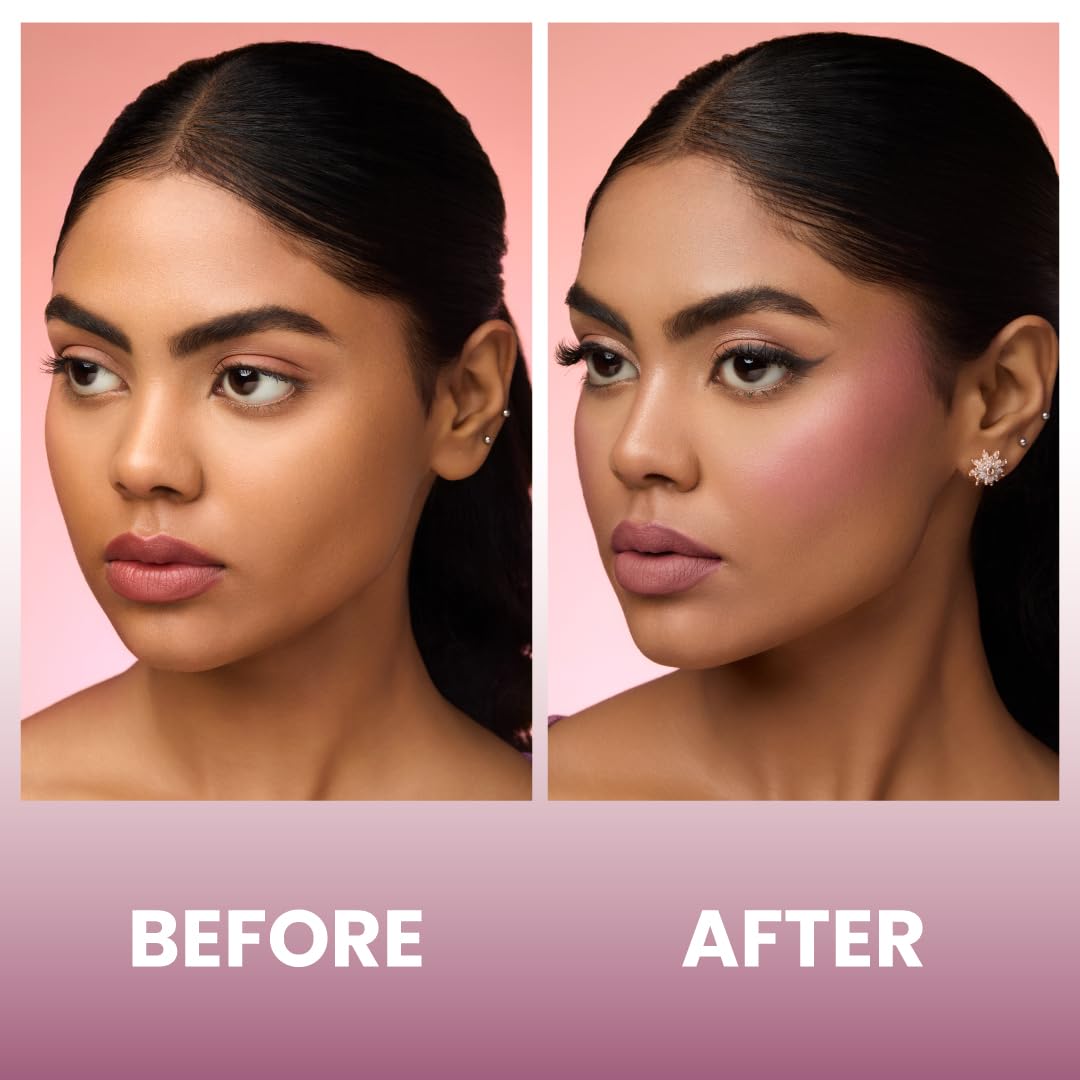 Typsy Beauty | Silk Cushion Liquid Blush Wand - Violet Veil - 2-in-1 Highlighter Blush Hybrid | Liquid Blusher | Lightweight Buildable Blush | Ultra-Pigmented | 15ml