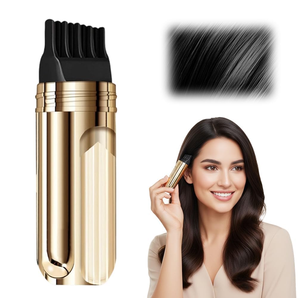 2-in-1 Convenient Hair Dye Comb for Gray Hair, 2026 New Instant Hair Color Stick, Portable Dye Comb Coverage for Travel and Home Use, Temporary Hairs Dyes Stick