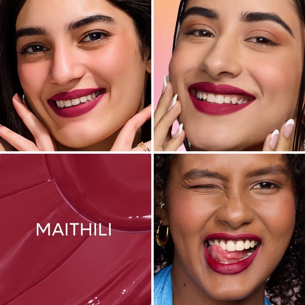 Nykaa Matte To Last ! Transferproof Liquid Lipstick - Maithili 25 (5ml)