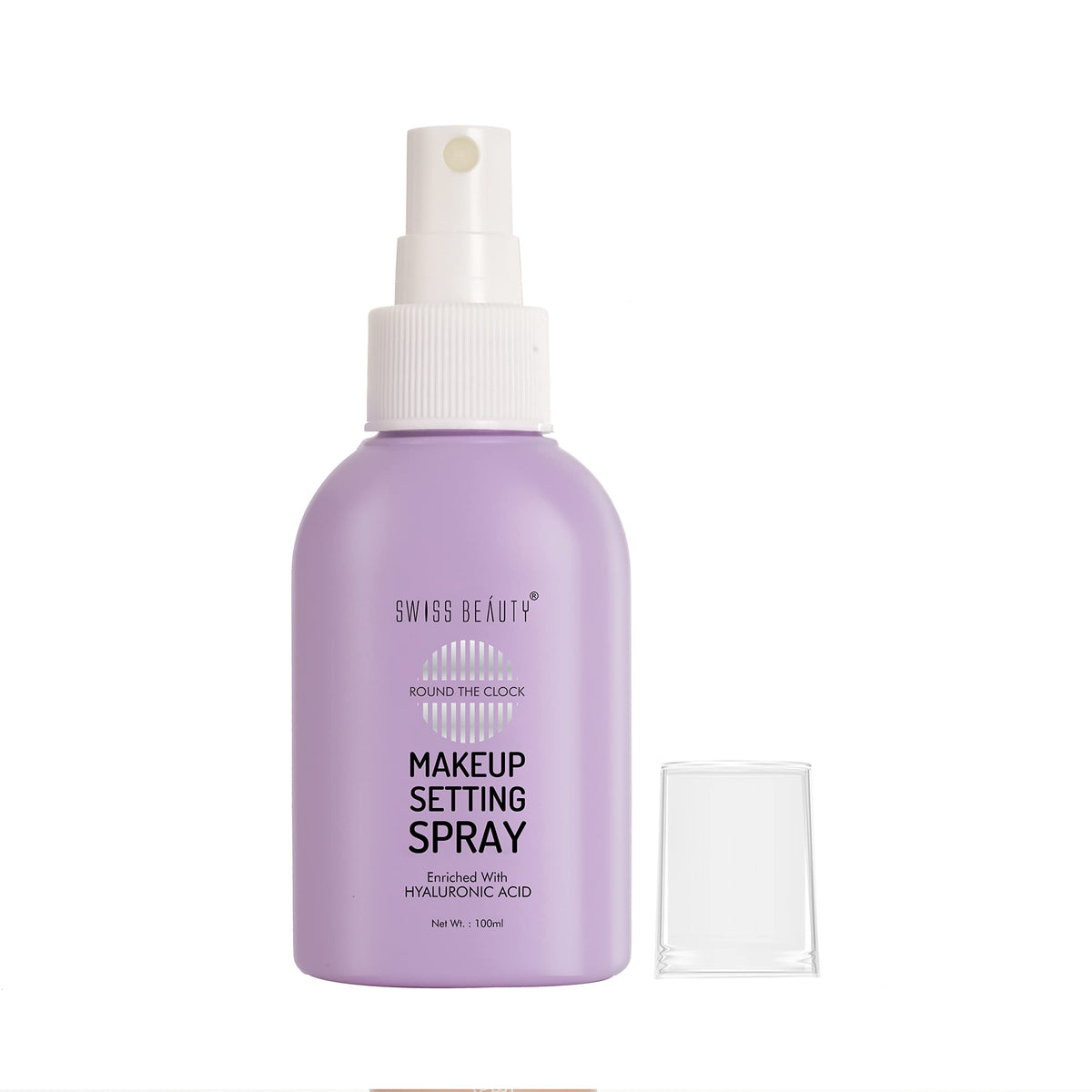 Swiss Beauty Round The Clock Makeup Setting Spray, 100ml 1 ml (Pack of 1)