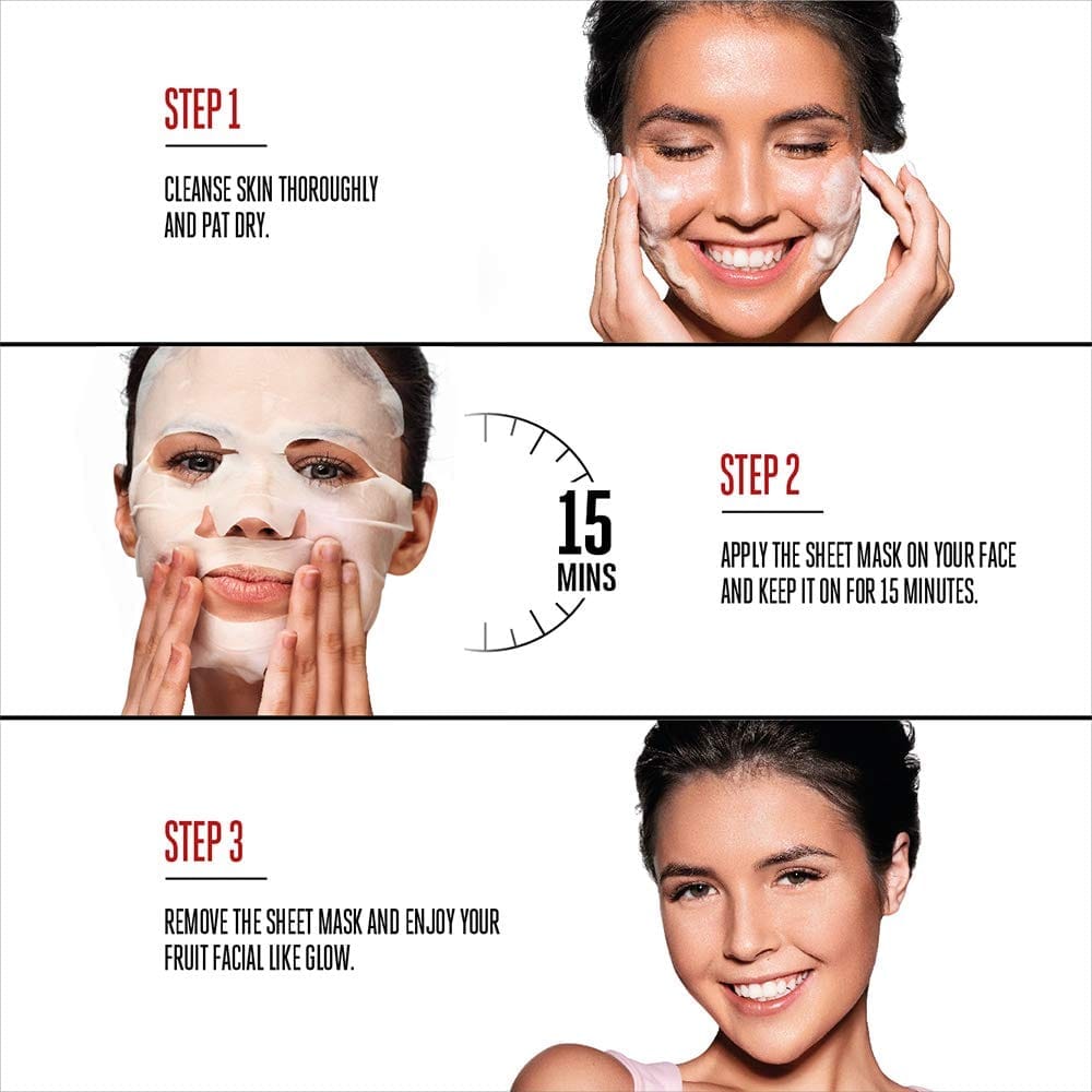 Lakmé - Blush & Glow Pomegranate Sheet Mask (20mL)