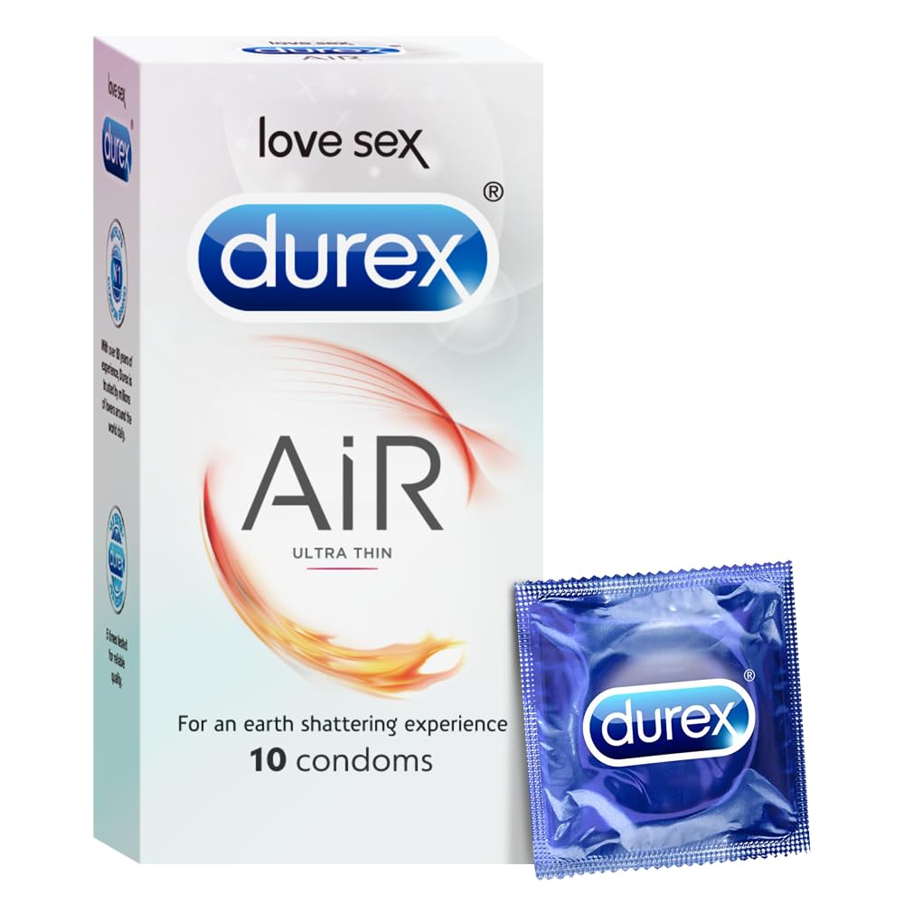 Durex Air Condoms | Ultra Thin Condom,10s 1 count (Pack of 10)