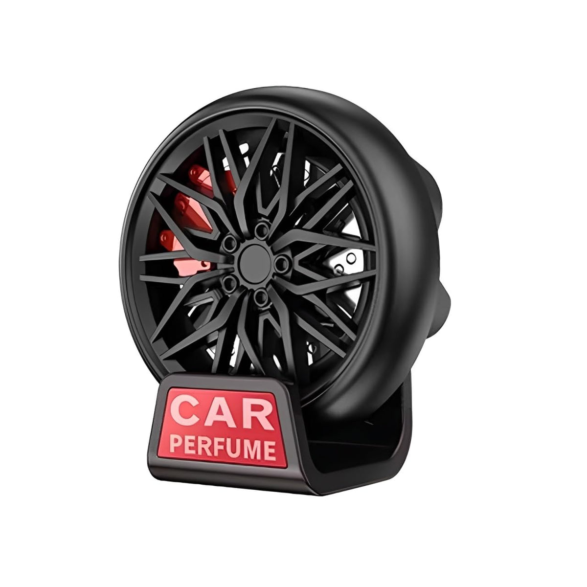 BKN Stylish Universal Car AC Air Vent Perfume Air Freshener 360° Rotating Perfume Fragrance | Ac Vent Aromatherapy Car Air Freshener - 1pcs (Speed Wheel)