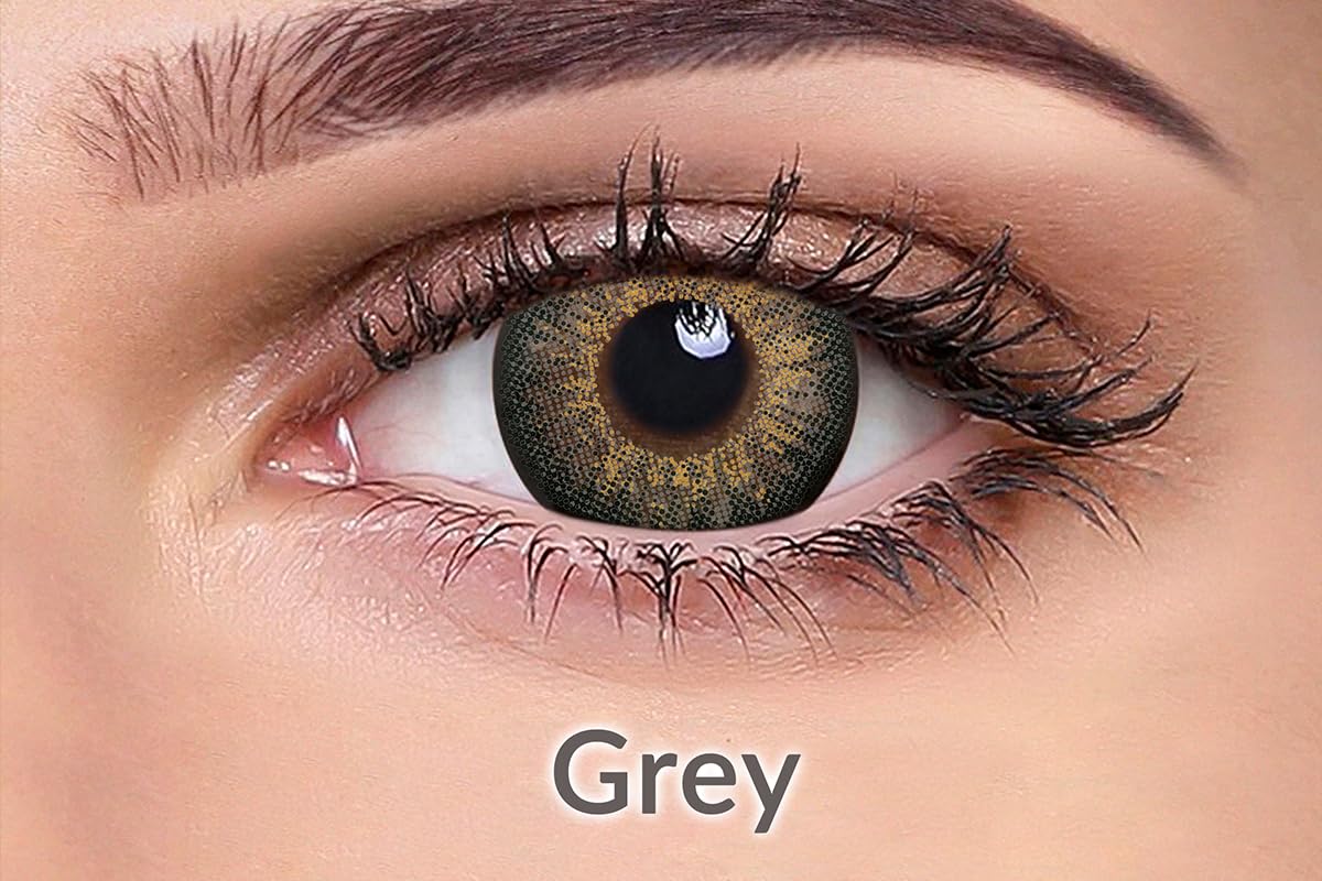 Ivalens Daily Fresh Color Contact lens Wink series 0 Power Dailies (2 Lens/Box - Gray Color