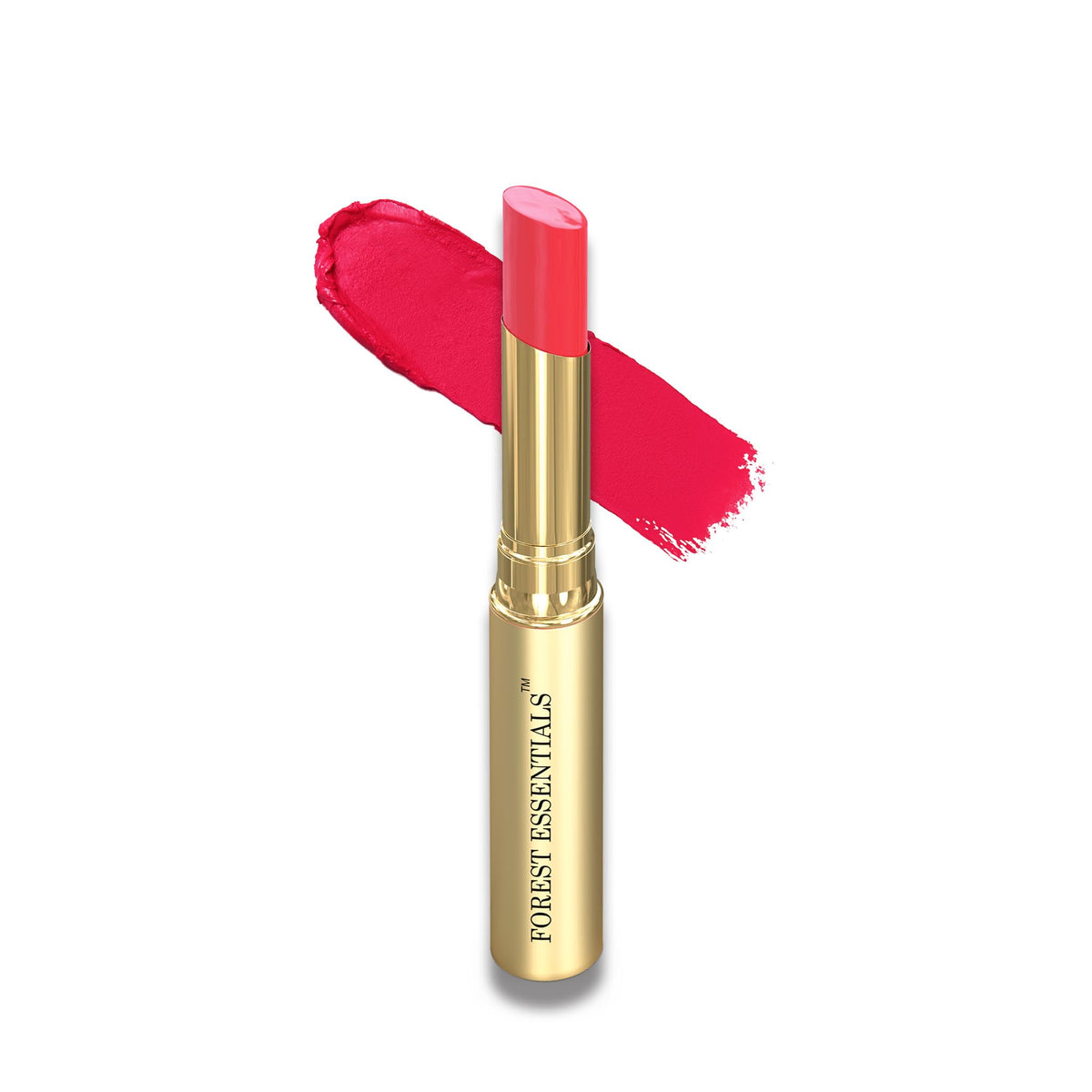 Forest Essentials Tinted Plumping Lip Serum Gulab Jal | Natural Glossy Lip Tint with Natural Colour & Flavours | Clean, Cruelty-Free Makeup Gulaab jal