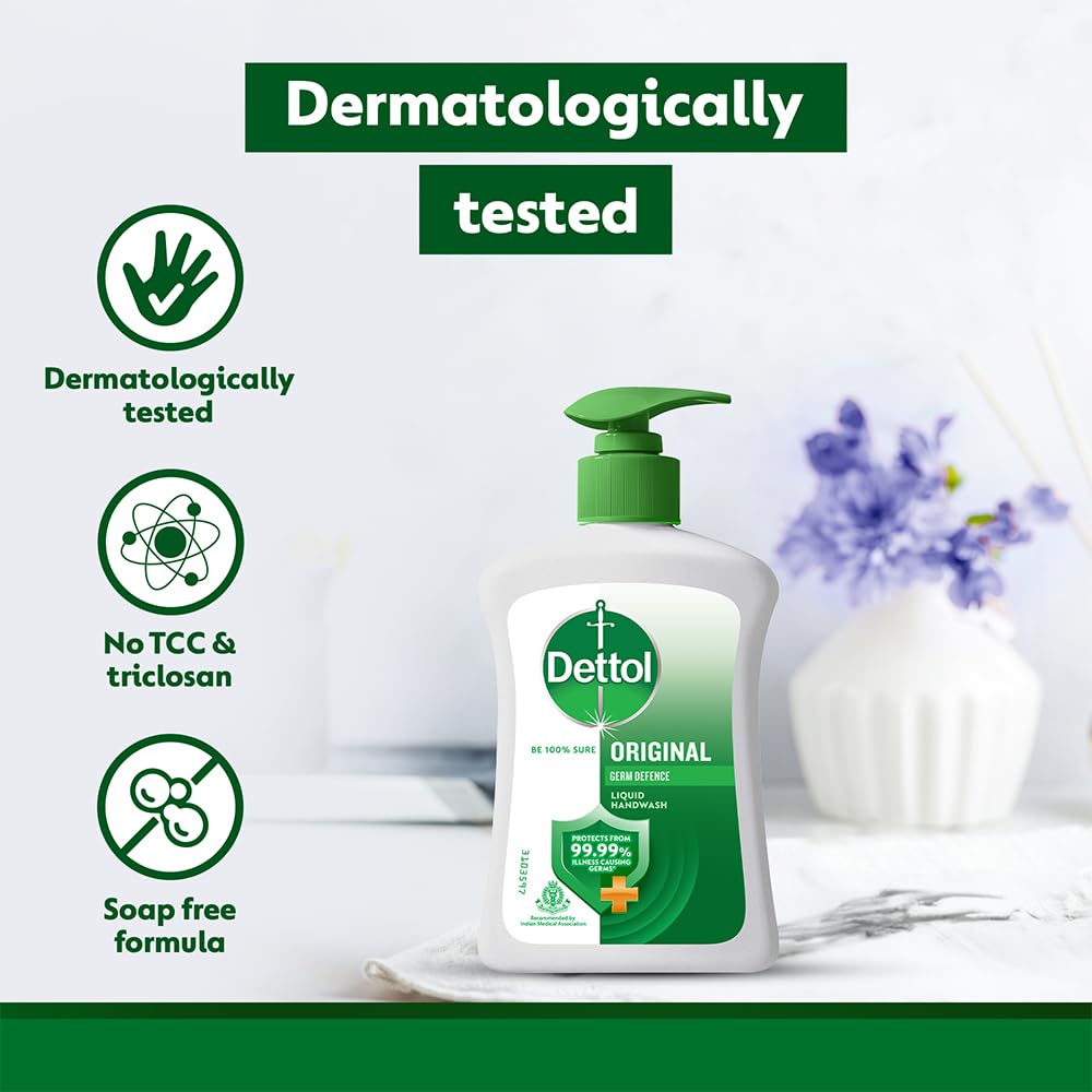 Dettol Original Germ Protection Handwash Liquid Soap Refill, 5L