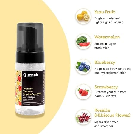 Quench - Foaming Face Wash With Yuzu Vitamin C (100ML)