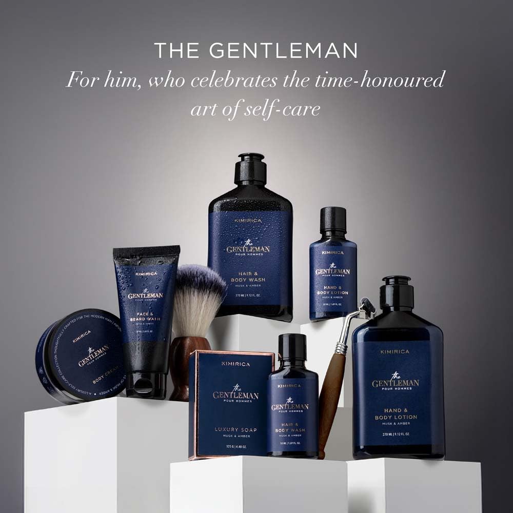 The Gentleman Niacinamide Hand & Body Lotion-270ml|Restorative blend of Vetiver, Patchouli, Niacinamide, and Shea Butter