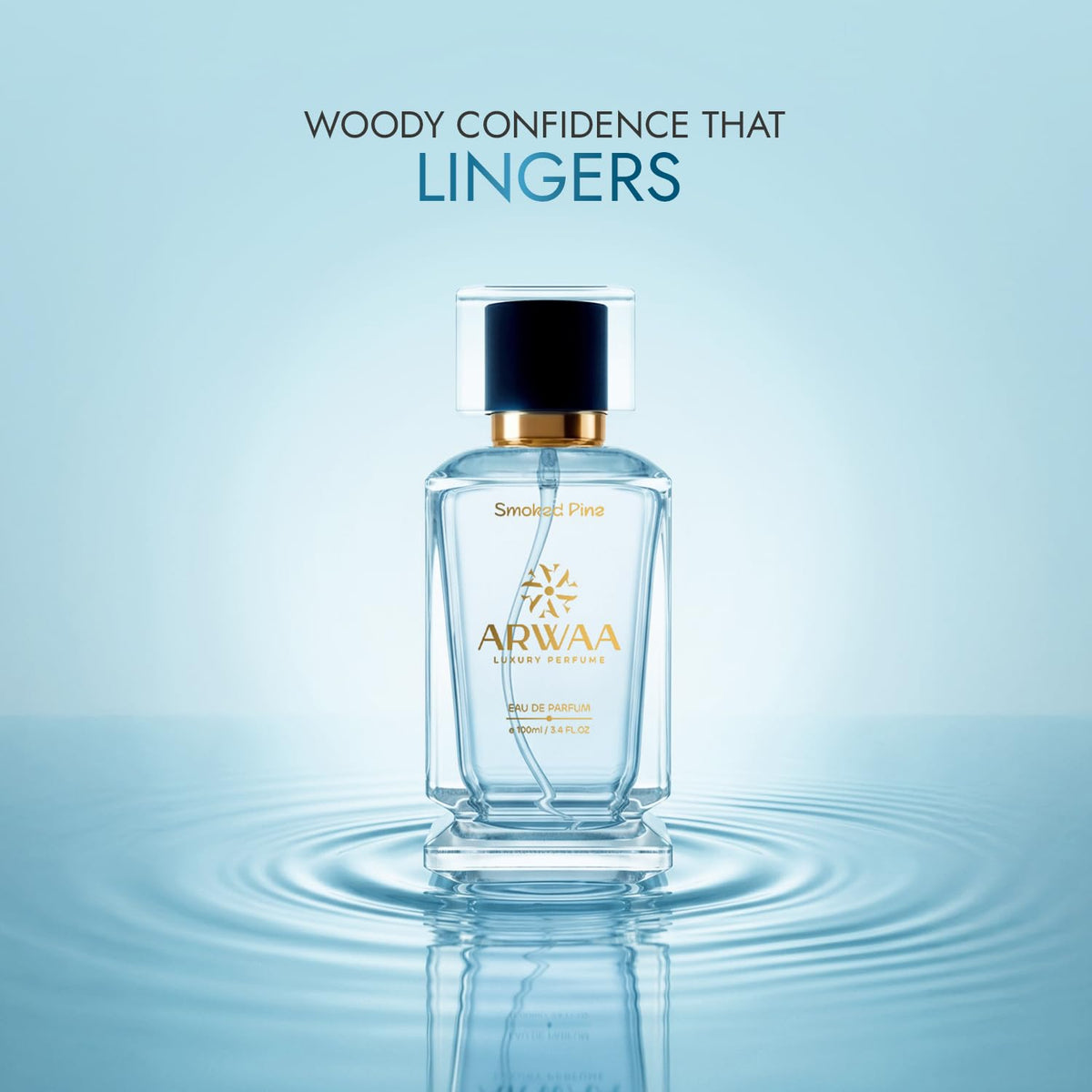 Smoked Pine Eau De Parfum for Men, 100ml | Woody Spicy Fragrance | Long Lasting EDP
