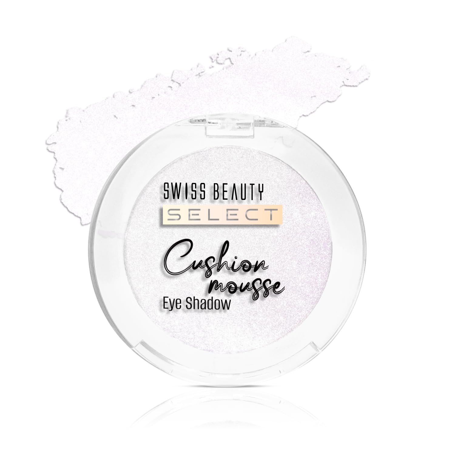 Swiss Beauty Select Cushion Mousse Eyeshadow | Highly Pigmented & Blendable Formula | Long-Lasting Eye Makeup with Vitamin E | Lightweight & Shimmer Finish | Shade- 1. Star Gaze, 2g
