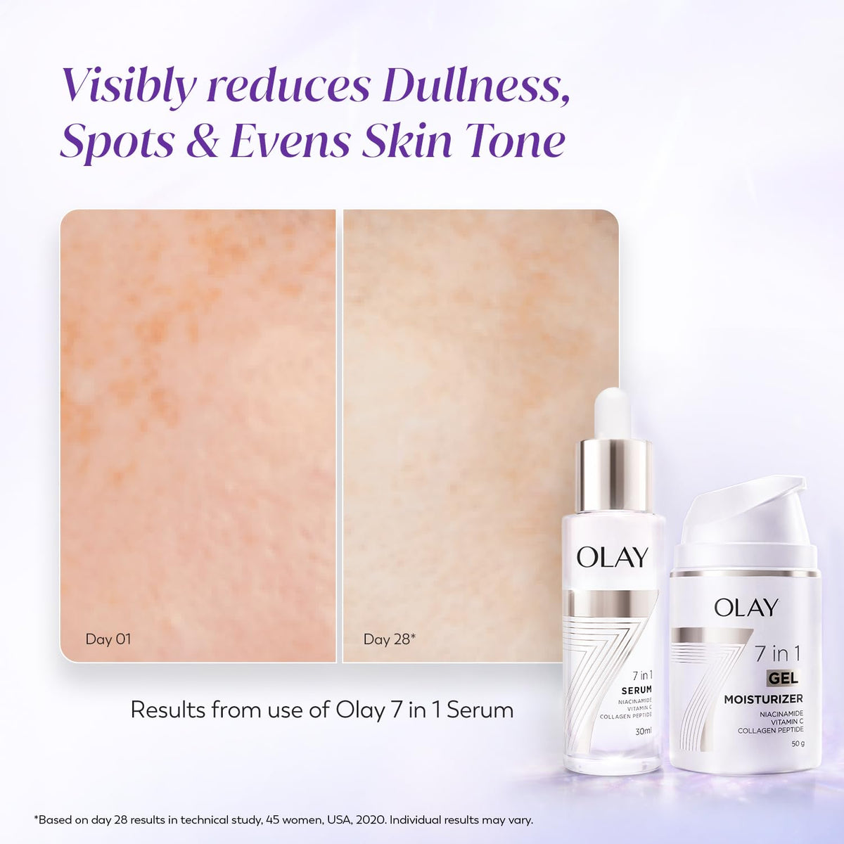 Olay 7in1 Ultralight Gel Face Moisturizer for Women, Normal-Oily Skin, 50 g