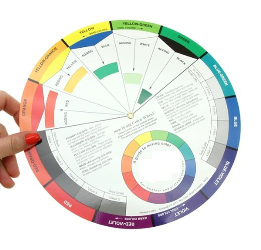 Color Wheel - A Handy Color Mixing Guide for Students, Amateurs and Professionals
