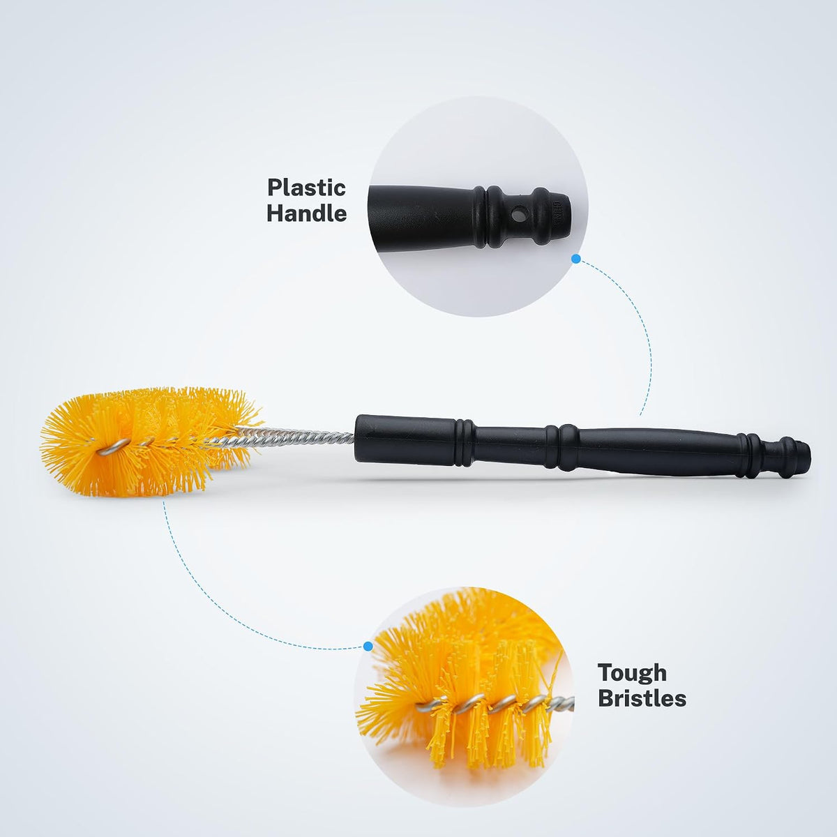 Nanoskin (83-036) Long Reach Carpet Brush W/ Plastic Handle,, 1 Pack