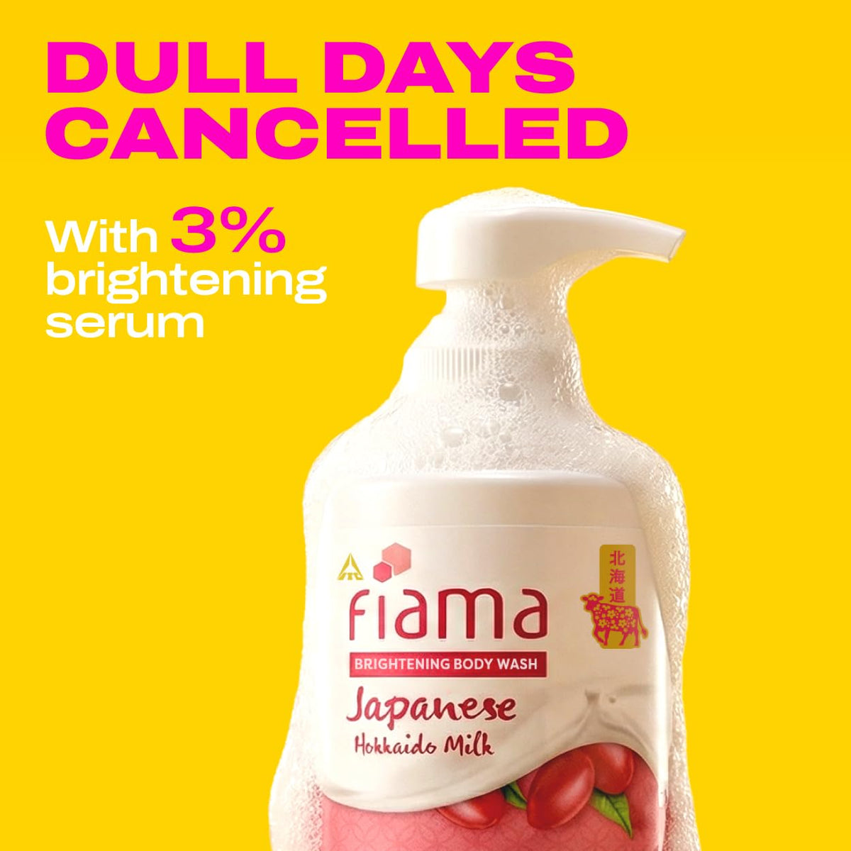 Fiama 4% Detan Serum Exfoliating Body Wash 250ml, 2% Salicylic Acid, 1% Glycolic Acid, 1% Exfoliating Tan Removal Shower Gel, Gently removes dead skin | Exotic