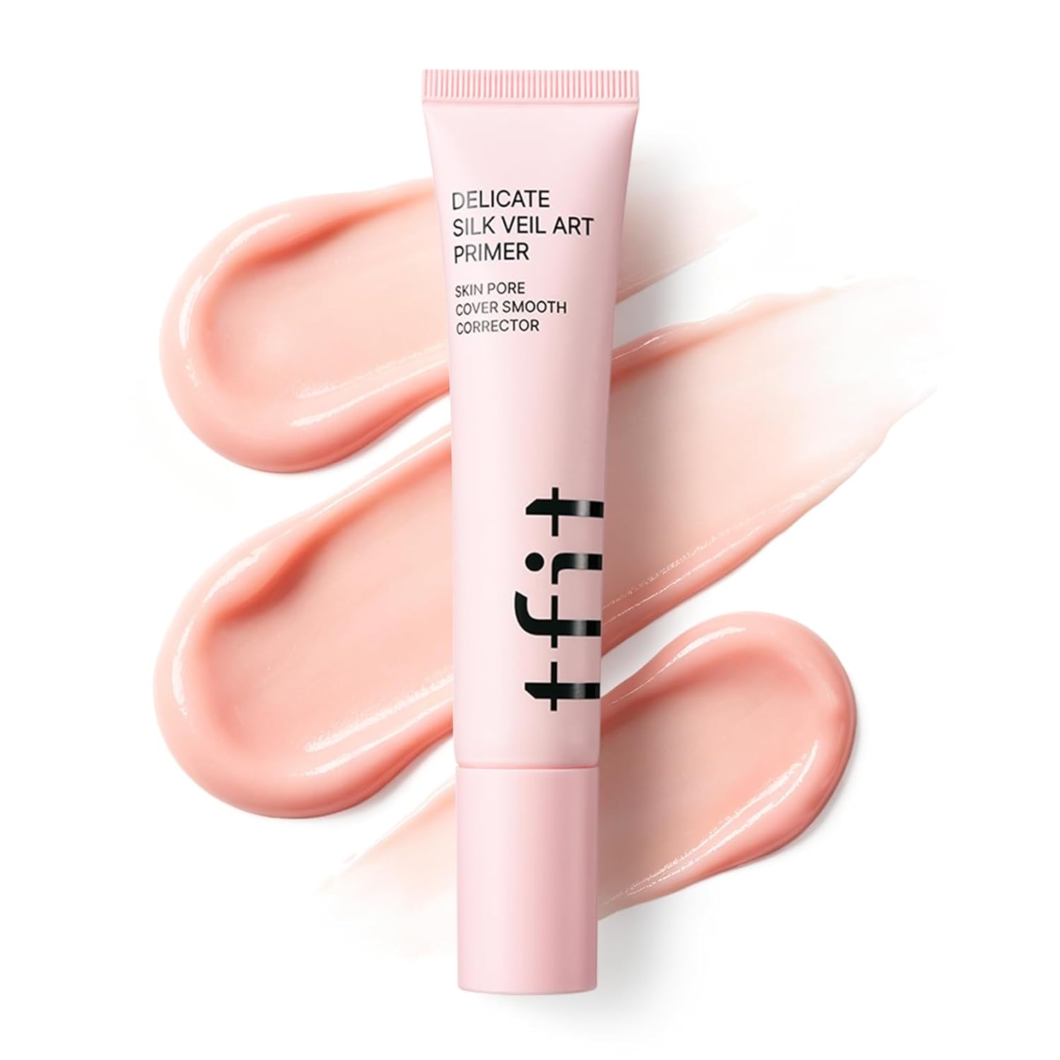 TFIT Delicate Silk Veil Art Primer - Korean Makeup, Poreless Matte Makeup Primer for Oily Skin (Lightweight, Hydrating), Blurring Pore Filler, Smooths fine lines，Long-Lasting Blur Effect, 1.01FL. Oz.