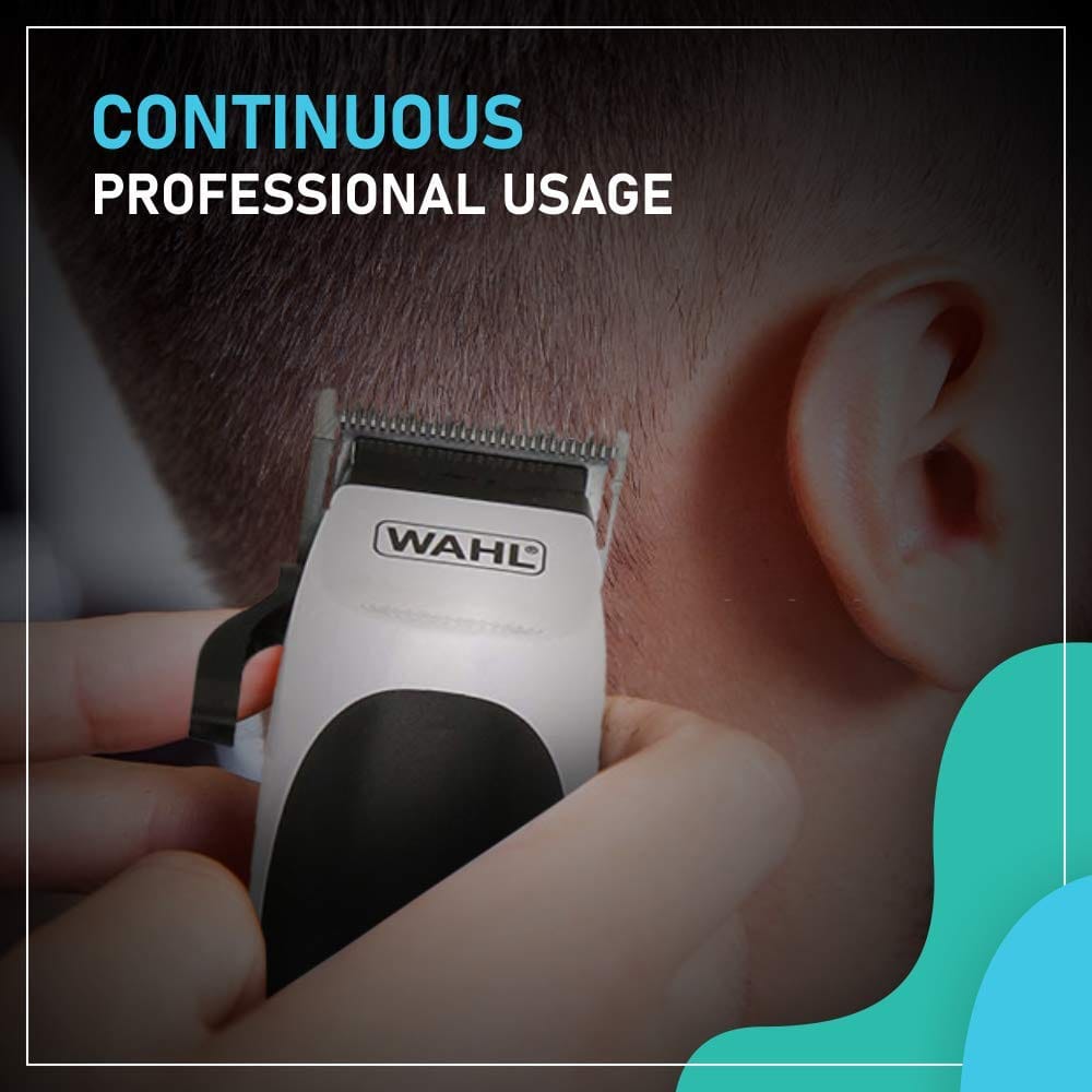 WAHL (09243-4724) Hair Cutting Clipper Runtime: 30 min Trimmer for Men  (White,Black)