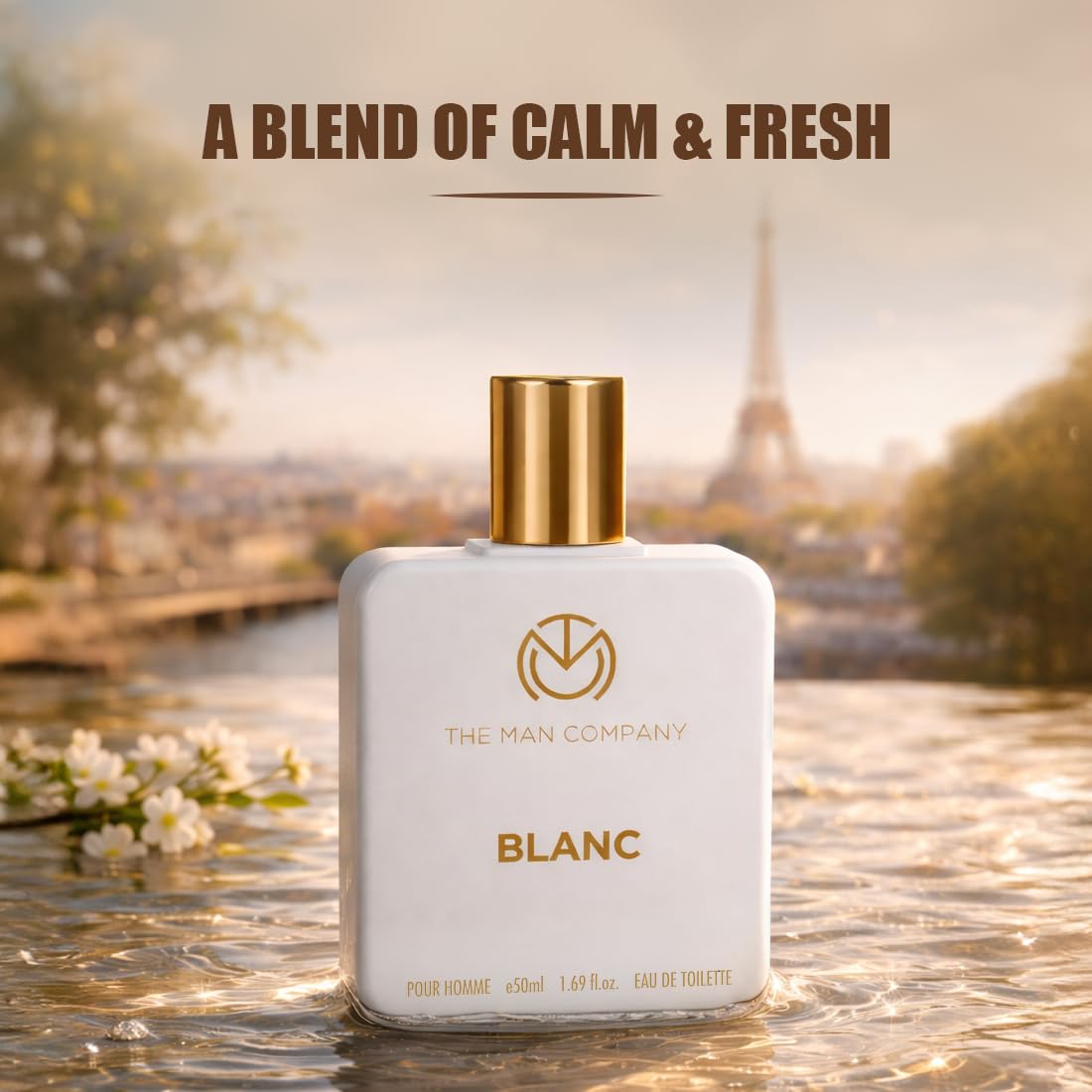 The Man Company Blanc Edt Perfume - Musk, Citrusy & Aromatic Scent For Man | Premium Long-Lasting Fragrance Spray | Gift For Man, Gift For Him - 50Ml | Perfume