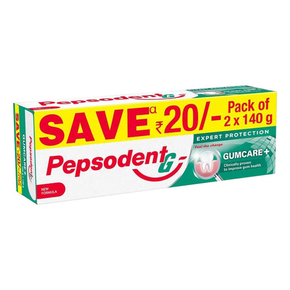 Pepsodent Expert Protection Gum Care Toothpaste - Complete, 2 * 150g Pack