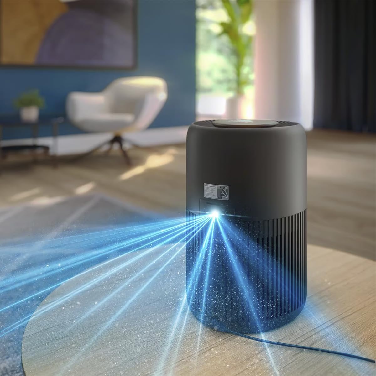 Philips -Air Purifier 900 Series, HEPA NanoProtect + Active Carbon Filter, CADR 250m³/h for 65m² Allergy Sufferers, Quiet, Intelligent and Energy Efficient (AC0