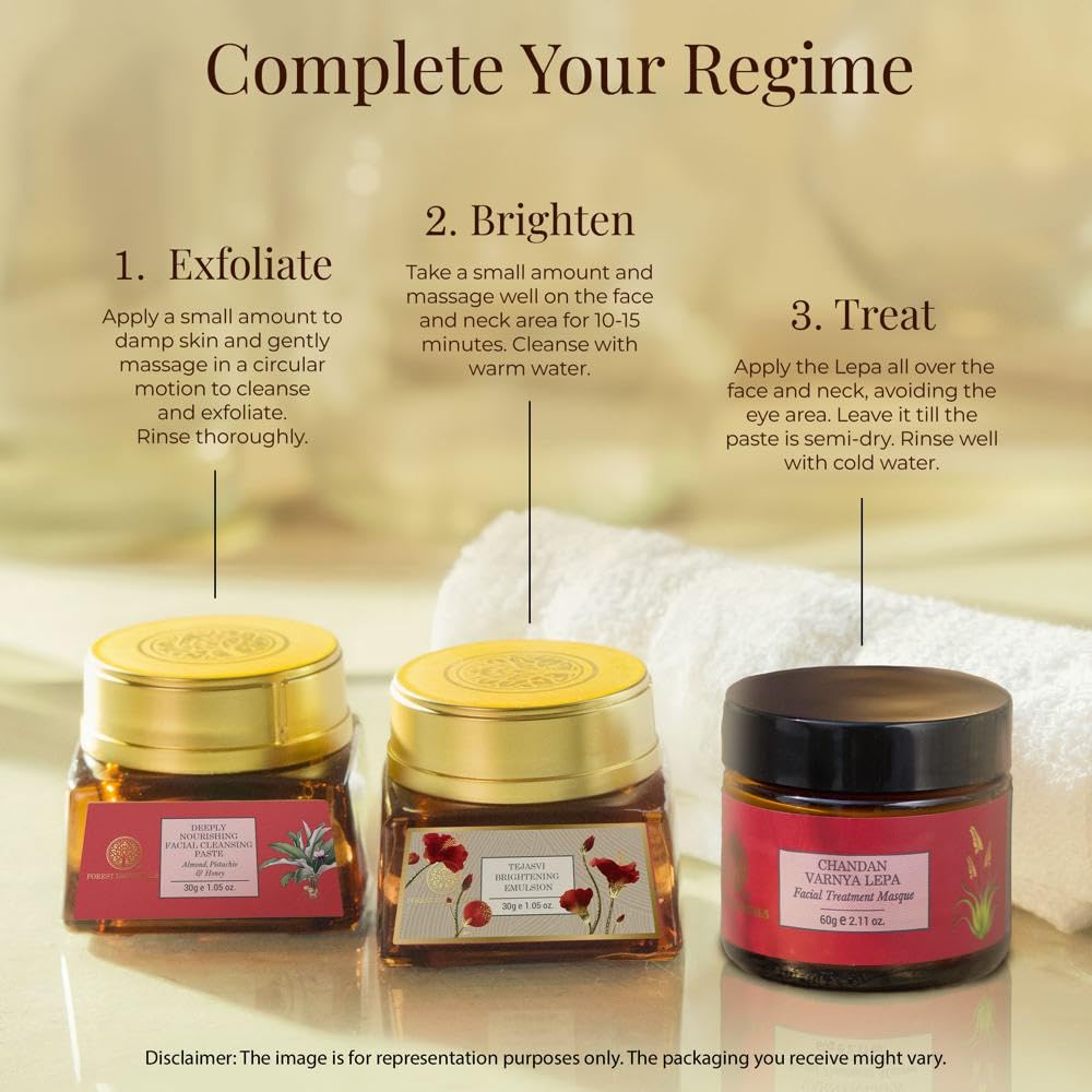 Forest Essentials Deeply Nourishing Brightening Ghee Cream | Ayurvedic Massage Cream with Pure Ghee | Improves Texture, Radiance & Firmness | For All Skin Types