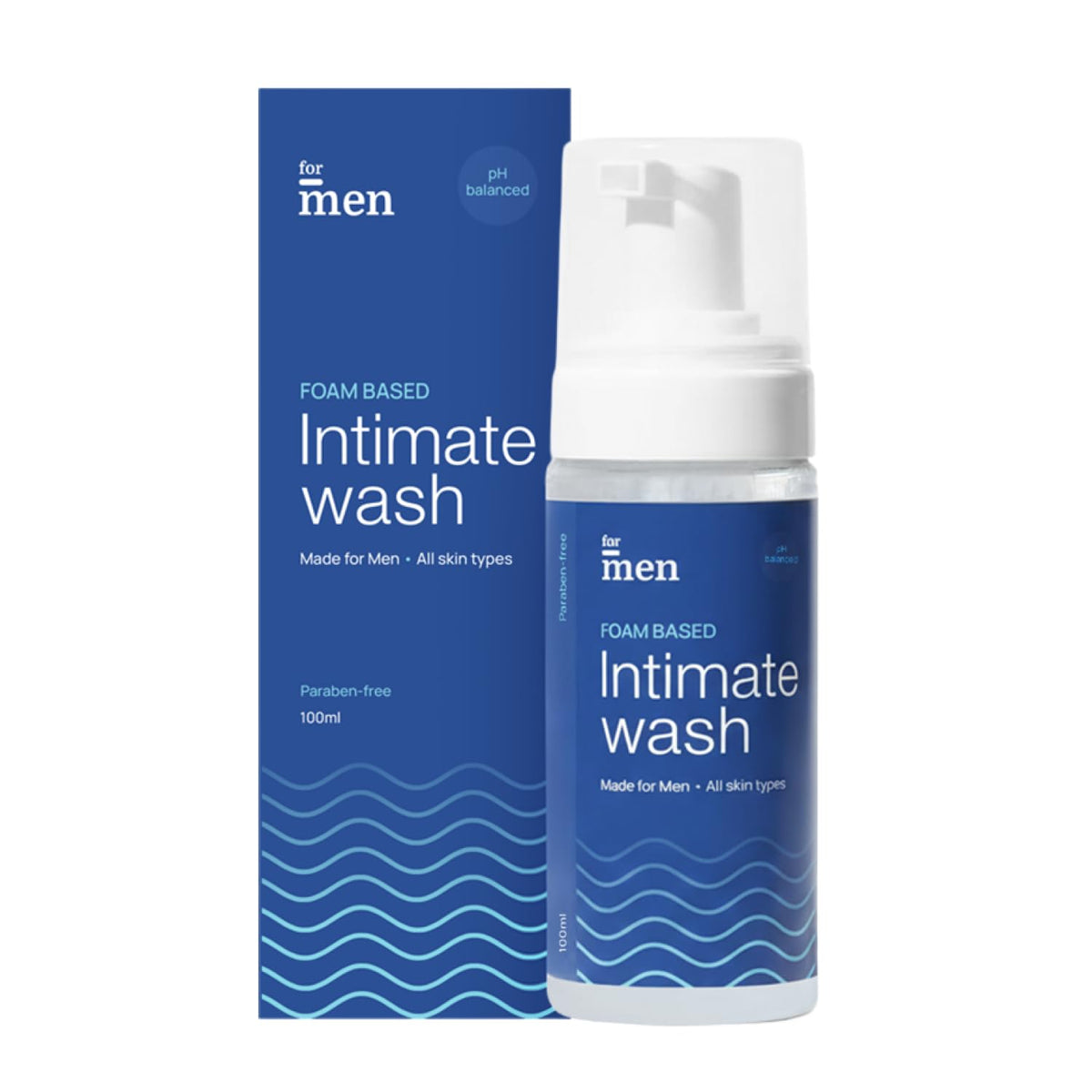 ForMen Intimate Wash for Men | pH Balanced Foam Based | Intimate Hygiene Wash | Anti Bacterial, Anti Fungal Sulphate & Paraben Free | with Aloe Vera and Tea Tre