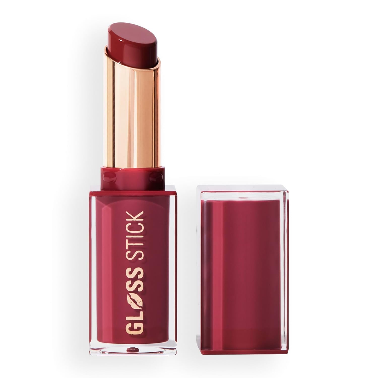Revolution Pout Lip Gloss Stick – Sugar Plum Mauve | Juicy Tint with Glossy Balm Finish | Moisturizing, Lightweight & Non-Sticky | Vegan & Cruelty-Free | 3g