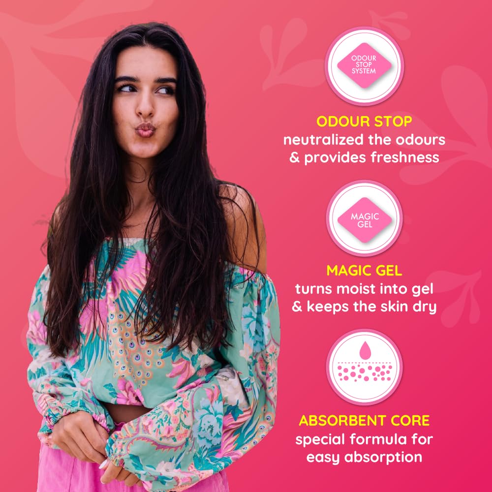 Bella Classic Comfort Maxi Drai Sanitary Pads XL - 20pcs | Maximum Dryness | 28 Cm Long With Wings | Rash Free Period | Suitable For Heavy Flow | Disposable Wra