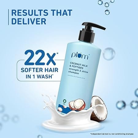Plum - Coconut Milk & Peptides Strength & Shine Shampoo