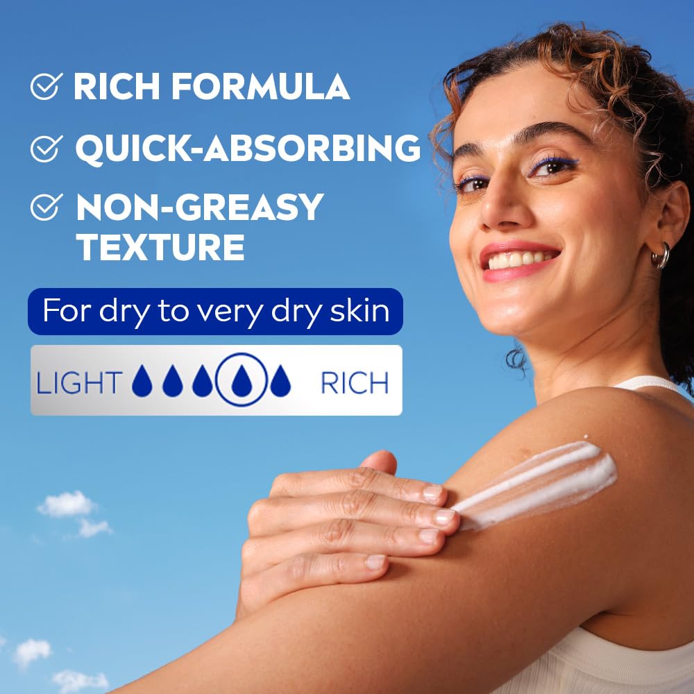 NIVEA Cocoa Nourish 200ml Body Lotion with Deep Moisture Serum| 48 H Moisturization | With Cocoa Butter & Coconut Oil | Non Greasy & Healthy Looking Skin |For V