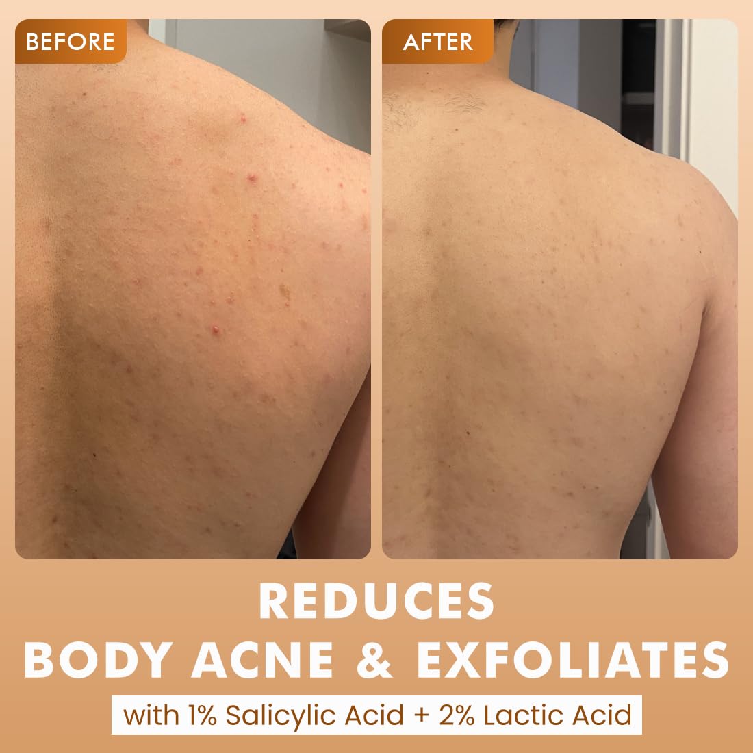 mCaffeine Smooth Skin Duo | Caramel Crunch Exfoliating Body Wash & Eclairs Coffee Scrub | 7% Exfoliating Actives | 10% Coffee Grounds, AHA- Glycolic & Lactic Ac