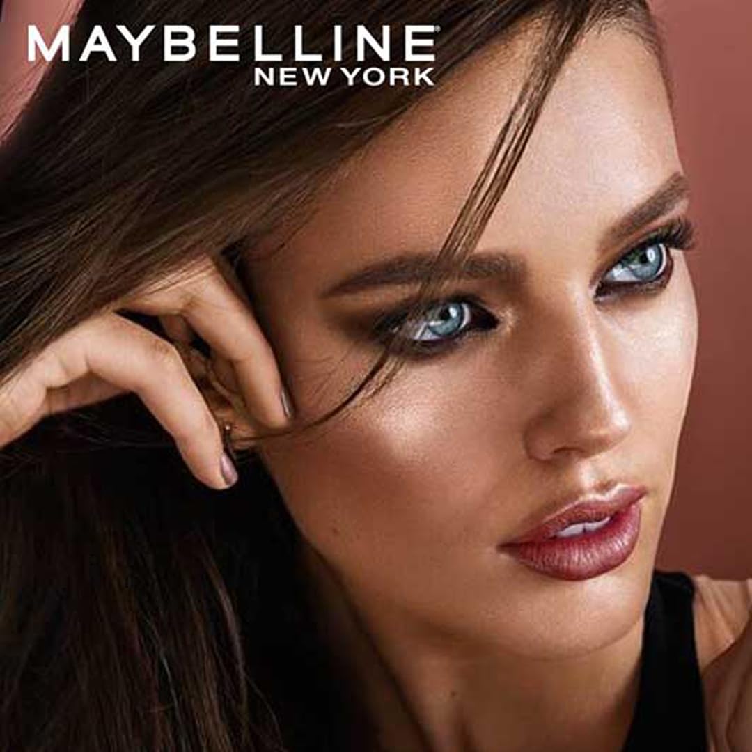 Maybelline New York Face Studio Master Chrome Metallic Highlighter, luminous skin, heated tone effect - Molten Gold suits medium to dark tones| 6.7 grams