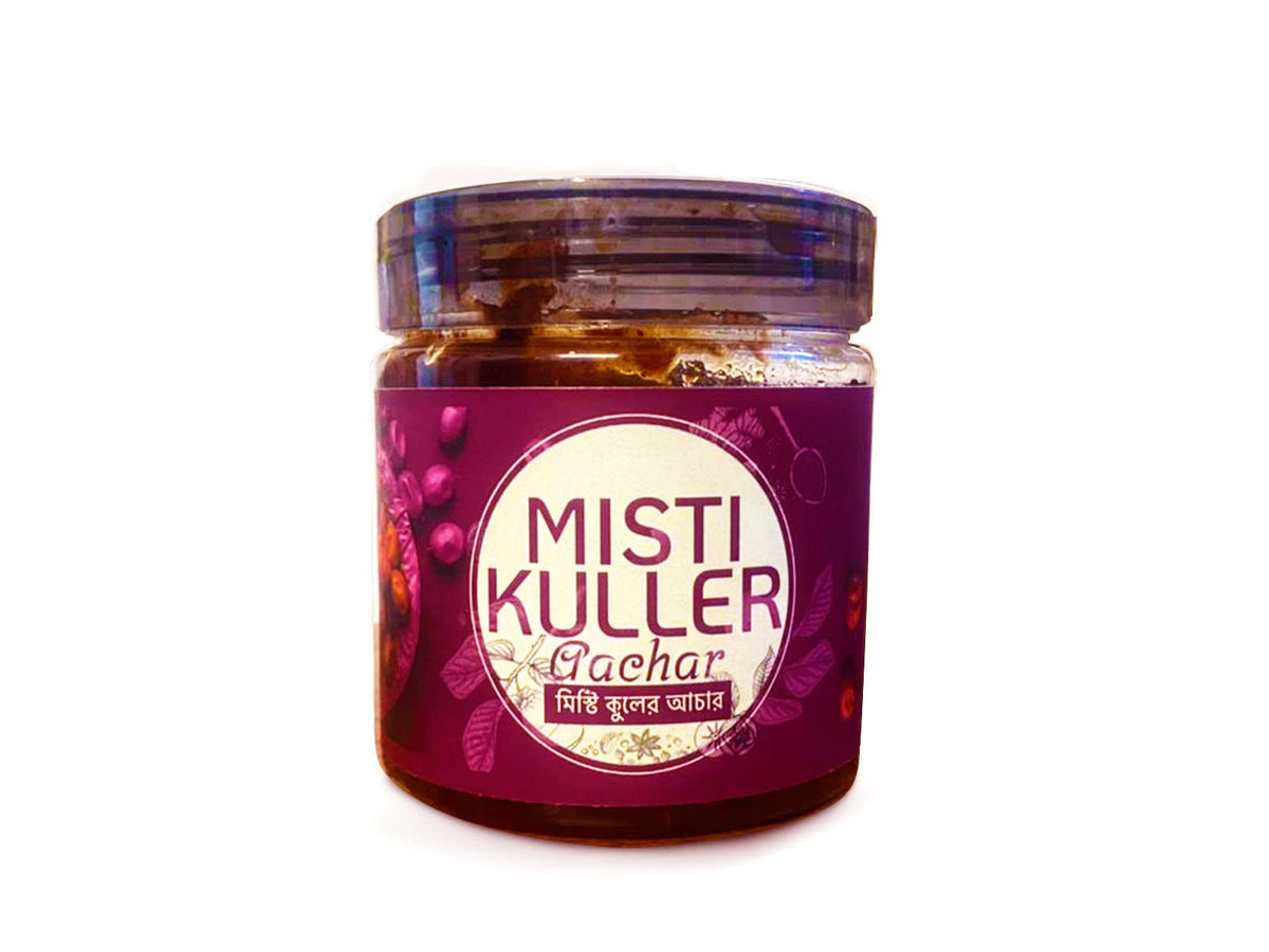 Bangla Homemade Kul Pickle - 250G, Kul Achar, Jujube Pickle, Premium Kuler Achar, Sweet & Sour Berry Pickle 250 g