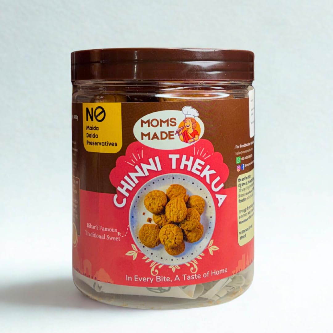 MomsMade Desi Ghee Chinni Thekua (Aata & Sugar) | Traditional Bihari Thekua of Chhath Puja | No Maida, No Dalda |