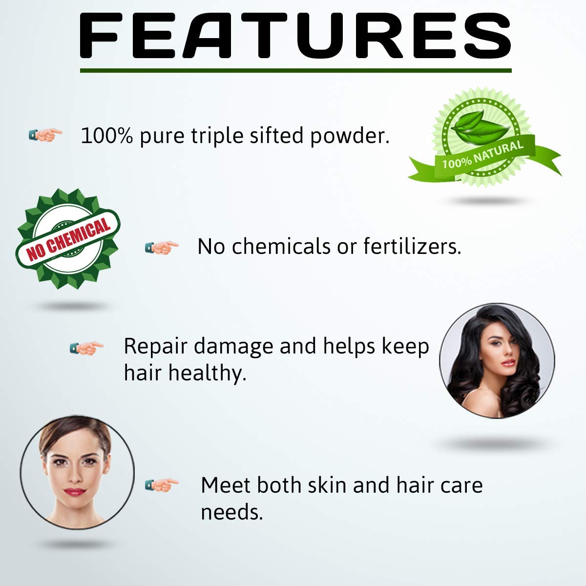 United's Pure & Natural Multani Mitti Powder (Fuller's Earth) 200 Grams For Face, Skin ,Hair Care.