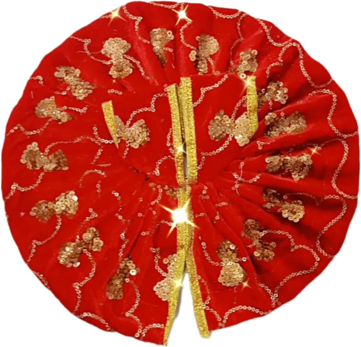 Laddu Gopal Dress l Ladoo Gopal Dress l Kanha Ji Dress (Set of 6 Poshak) Size 0 1 2 3 4 5 6 (Winter Velvet, Size 5) Winter Velvet Size 5